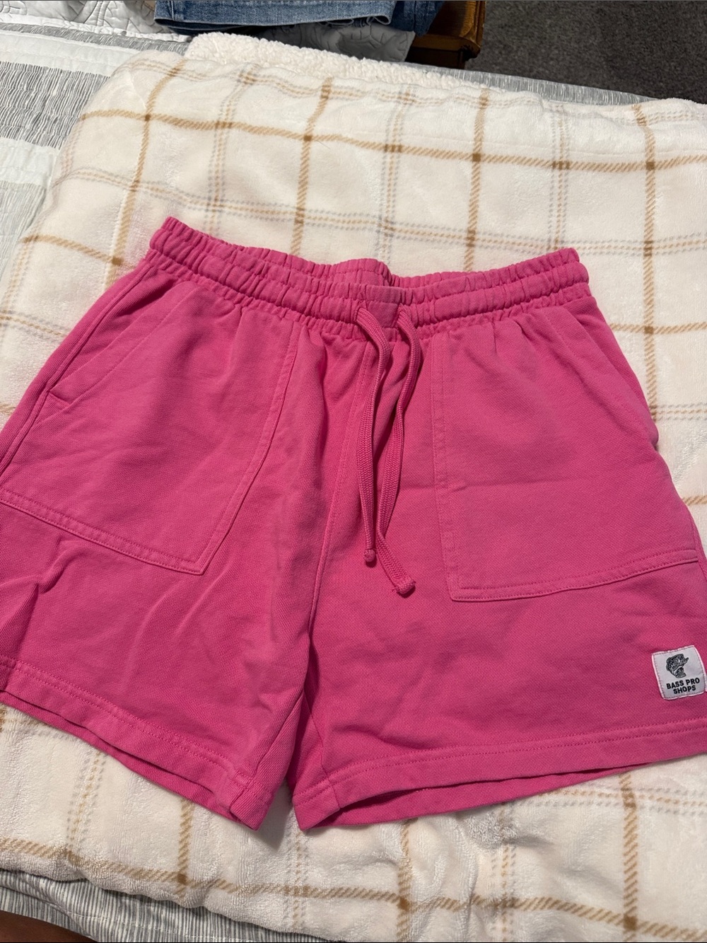 Bass Pro Shops Bright Pink Women’s Athletic Drawstring Shorts